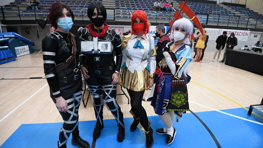Participantes en el concurso de “cosplay”. | // G. SANTOS
