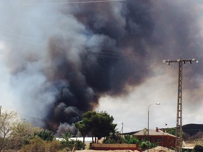 Incendio en Totana