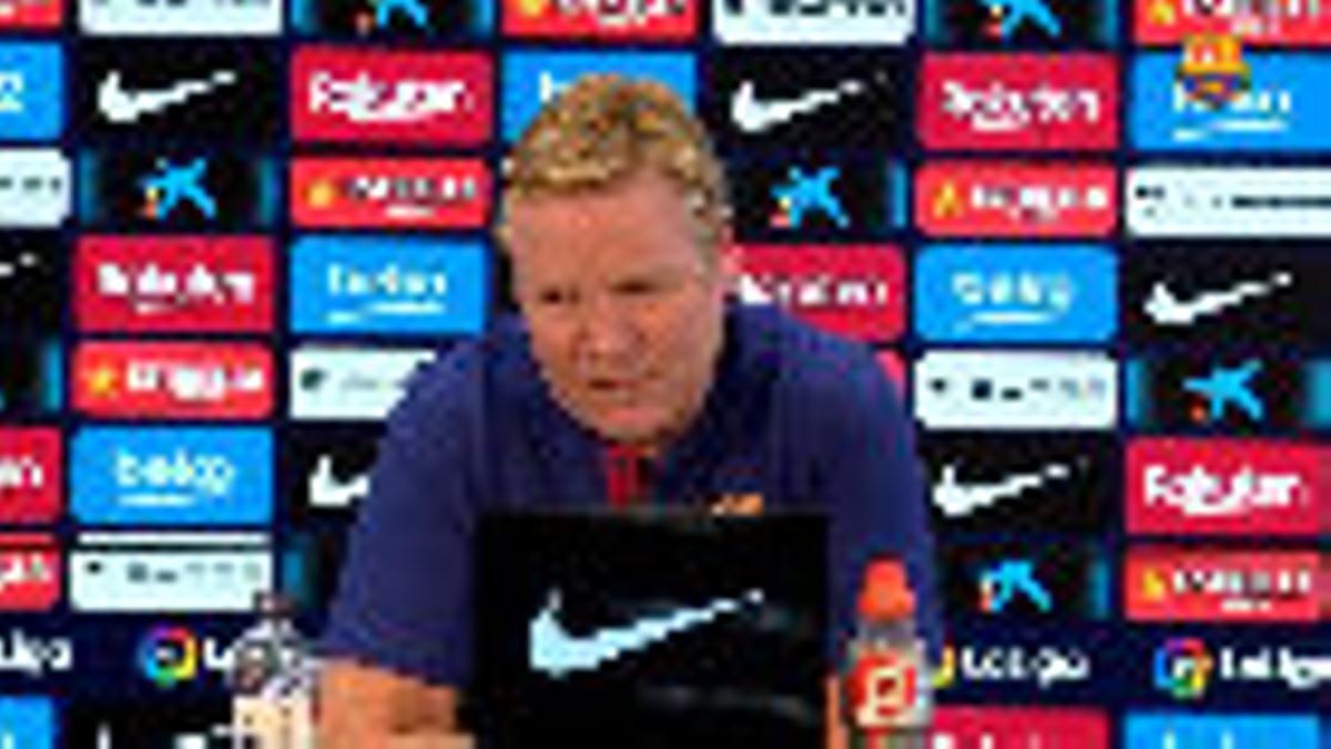 Koeman: "Los propios jugadores han notado el cambio; no salimos al campo a descansar"