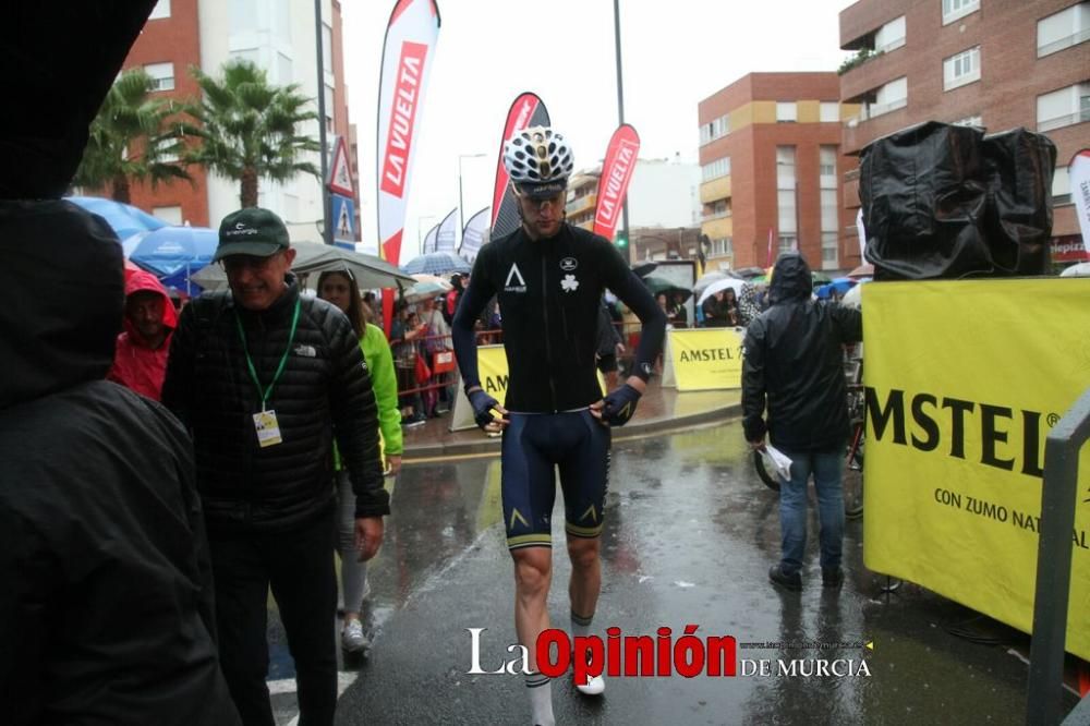 Salida de la Vuelta Ciclista a España desde Lorca