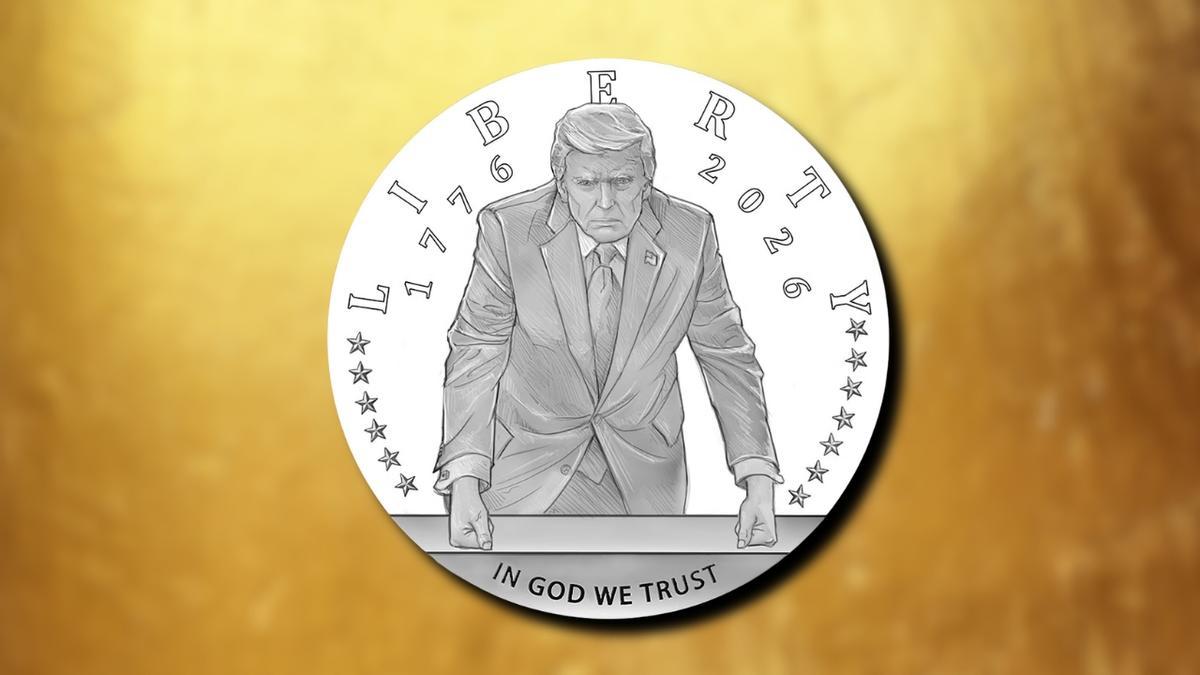 La moneda de oro de Donald Trump