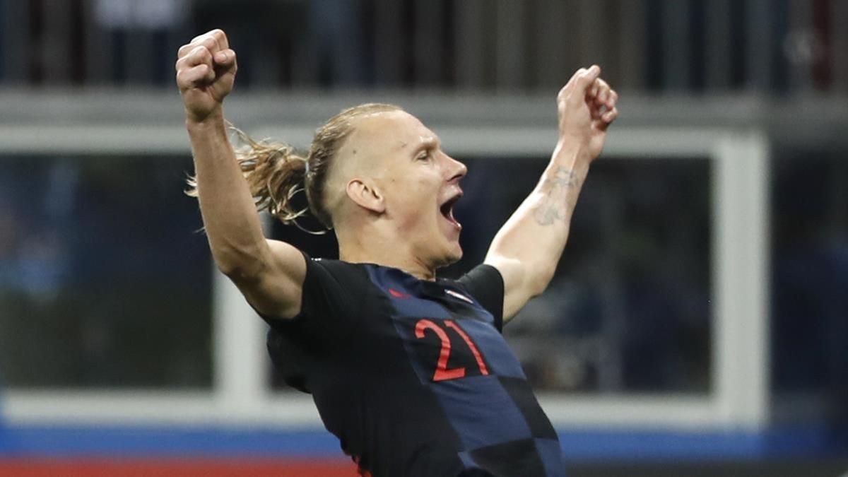 rpaniagua44270568 croatia s domagoj vida celebrates after his team advanced to180713160126