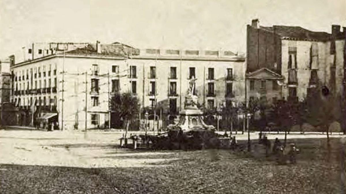 Plaza de la Constitución, 1861.