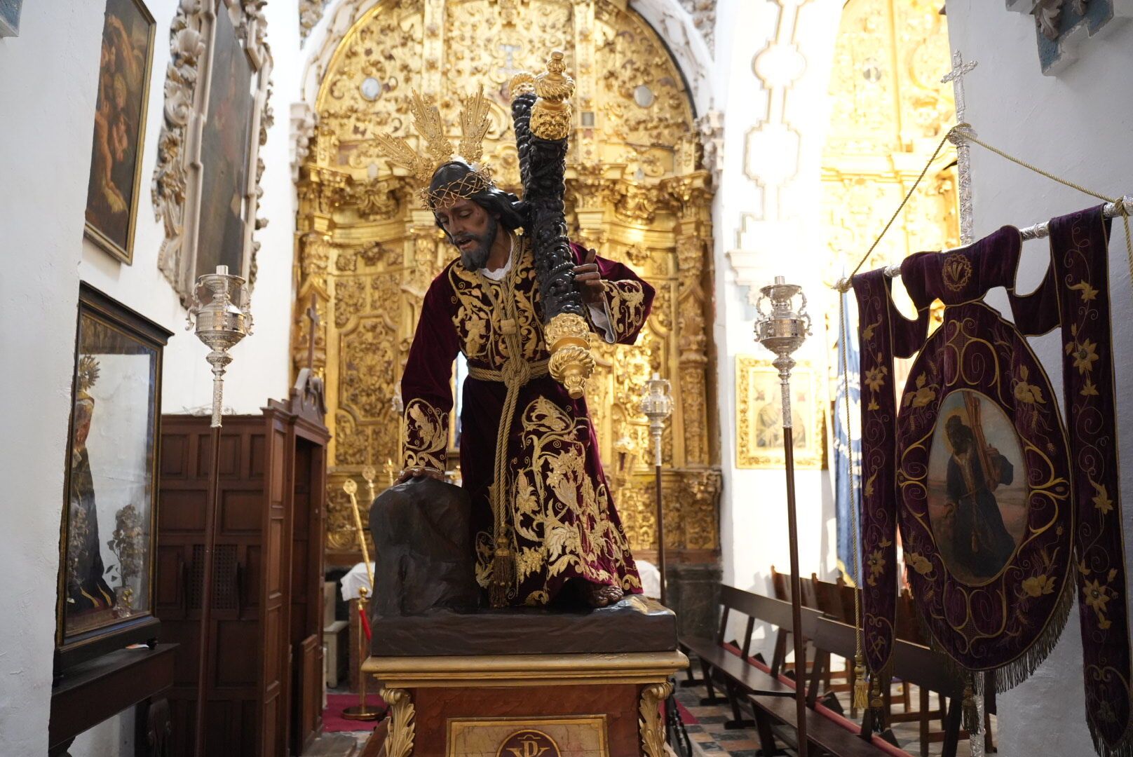 Nuestro Padre Jesús Caído de Aguilar de la Frontera ya está en la Parroquia de San Francisco