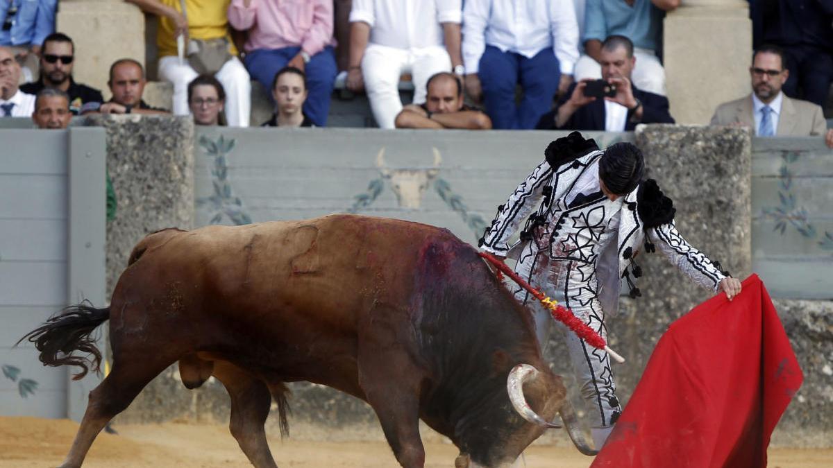 El diestro Pablo Aguado en una corrida del pasado año en Ronda.