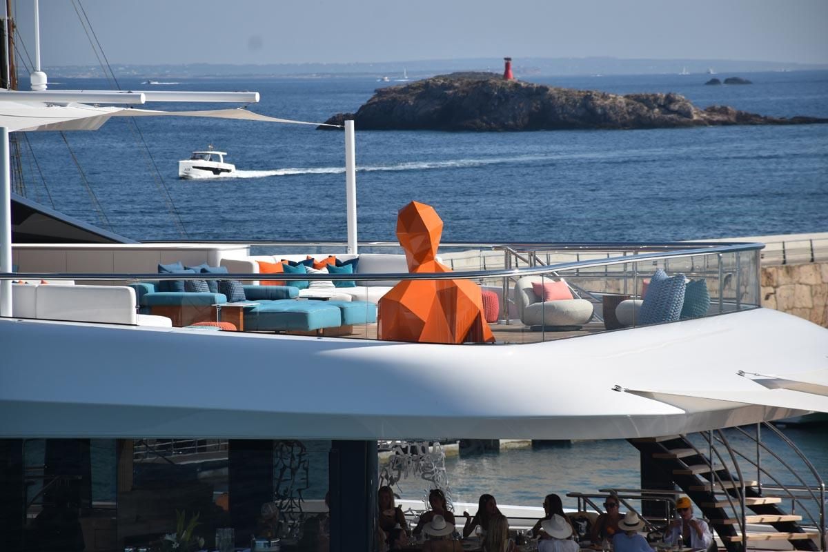 El superyate 'Haven' en aguas de Ibiza