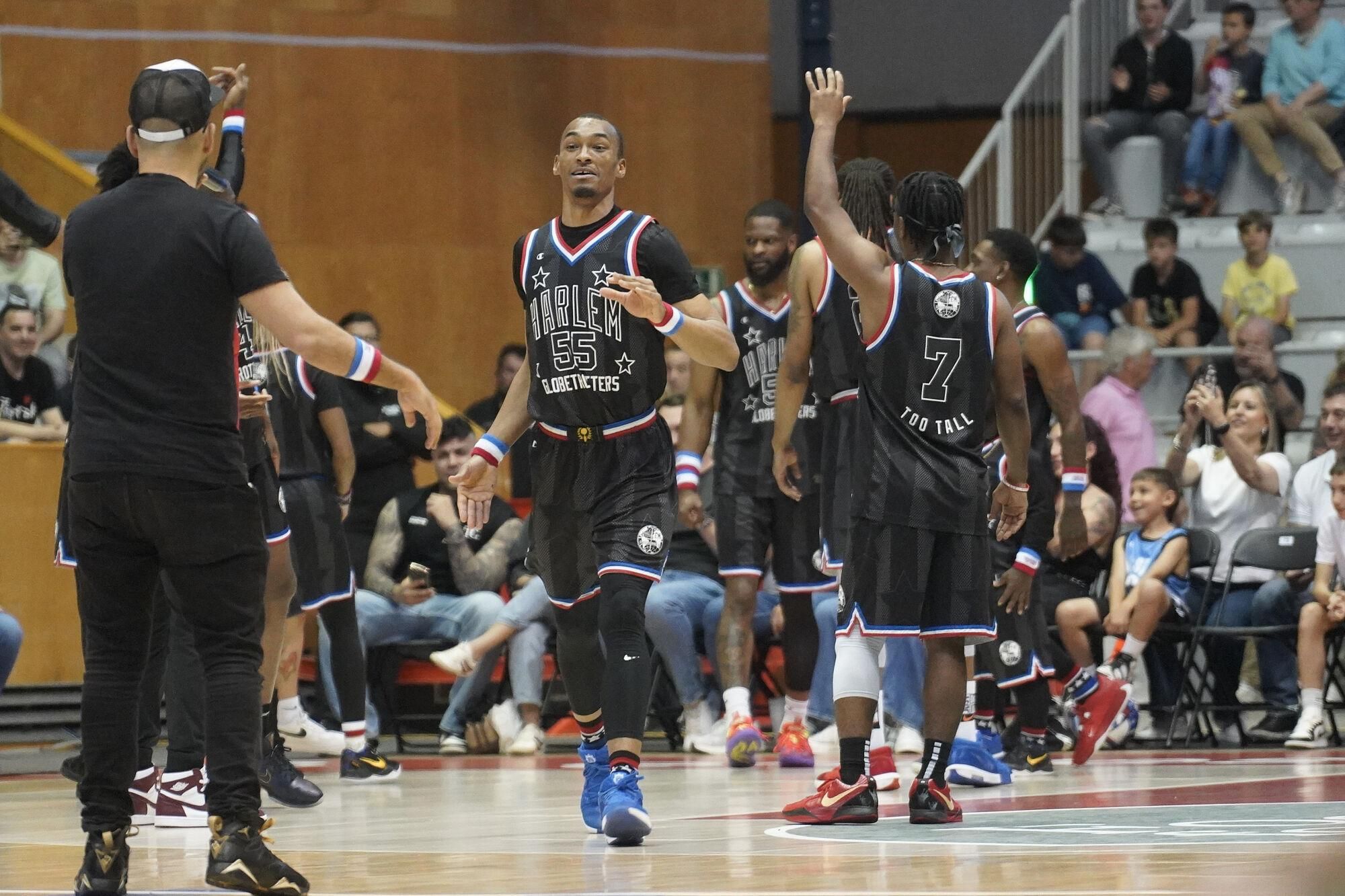 Girona. Fontajau partit dels Harlem Globetrotters