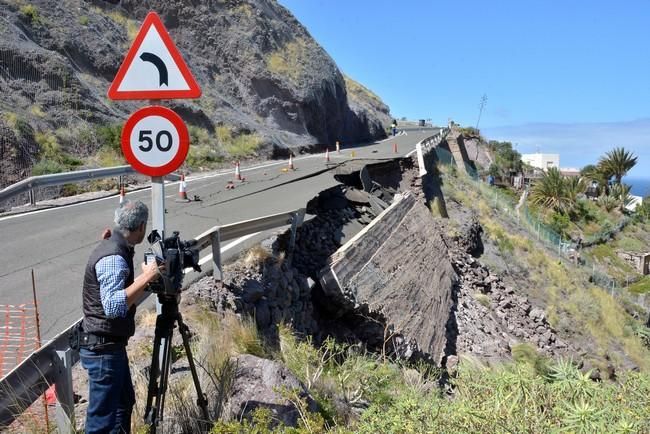 El Cabildo vuelve a cerrar la carretera entre La Aldea y El Risco