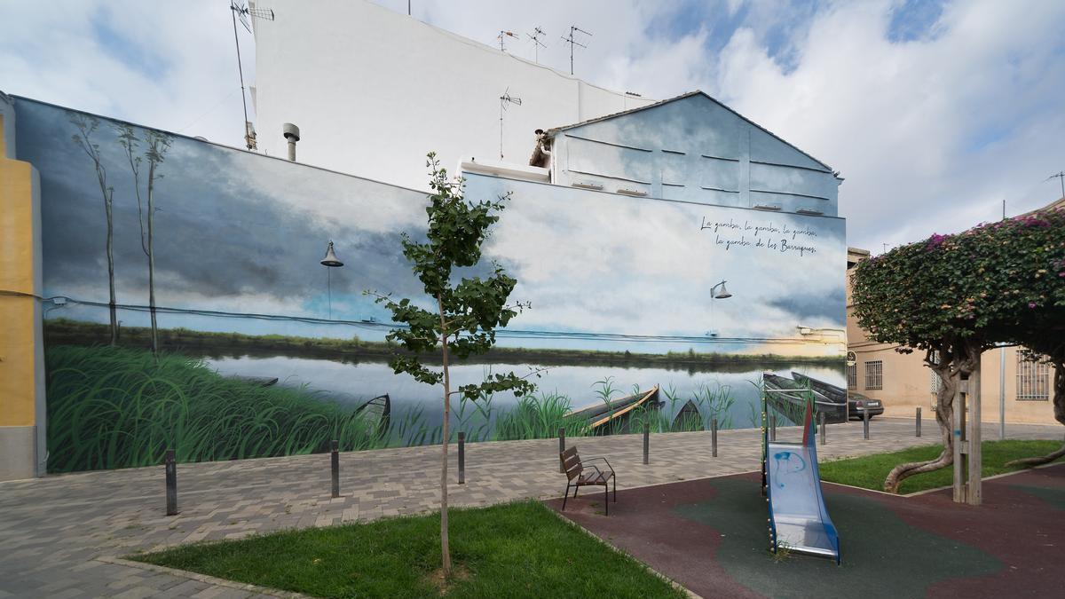 Uno de los murales más significativos de Catarroja.