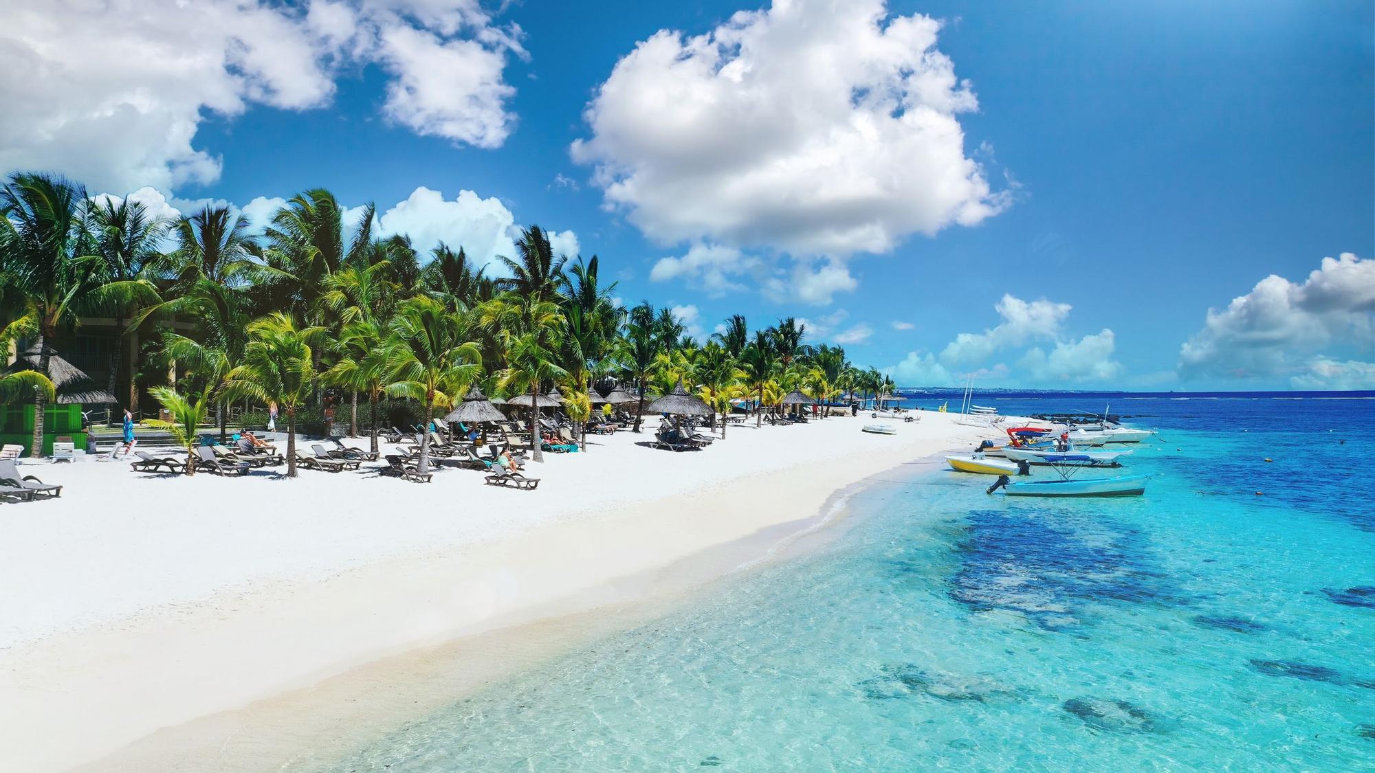 Una de las increíbles playas de Isla Mauricio