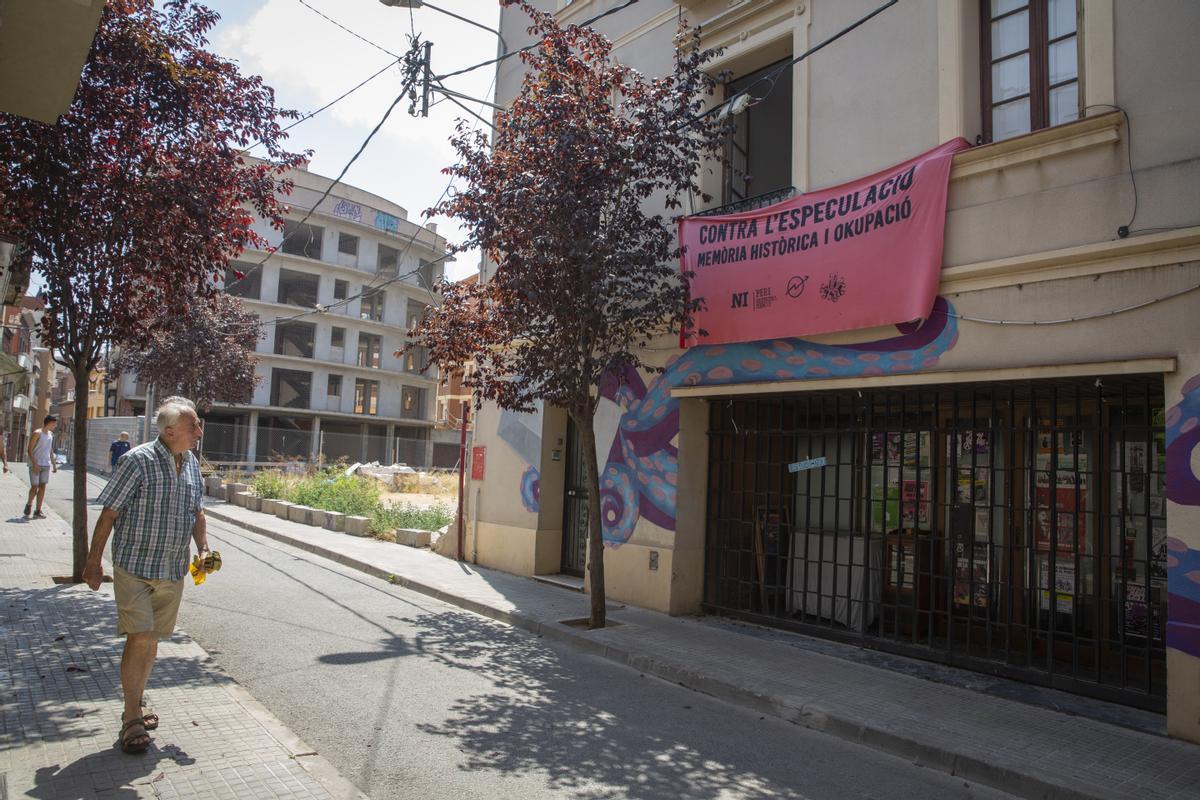 Pedró, 14, edificio de 1900 cuyo derribo fue evitado por los vecinos en el 2018.