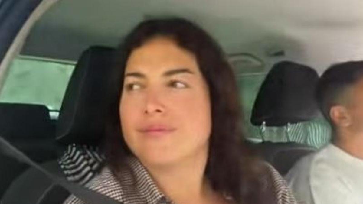 Carolina en un fragmento del vídeo