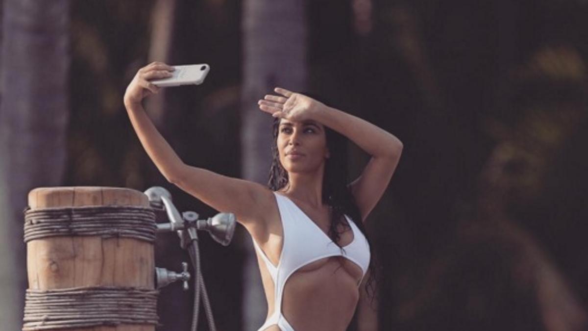 Los selfies de Kim Kardashian