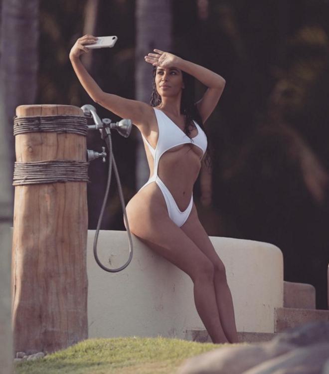 Los selfies de Kim Kardashian