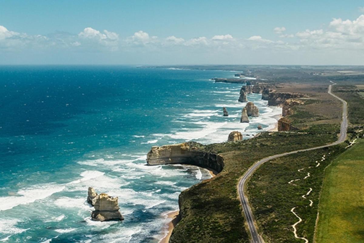 La carretera Great Ocean Road en Australia