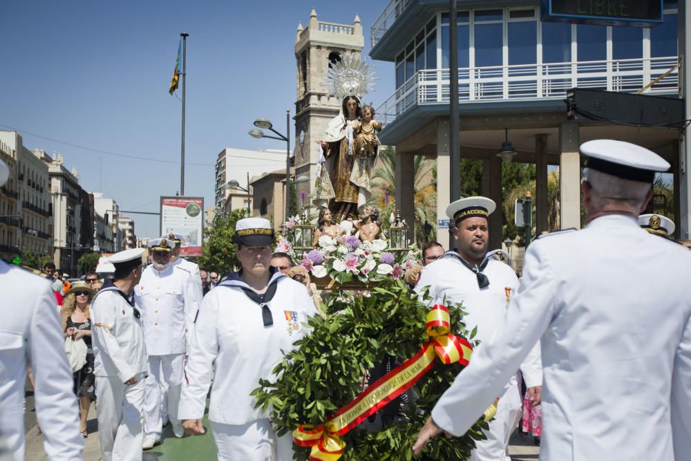 Procesión de la Virgen del Carmen en el Puerto de València