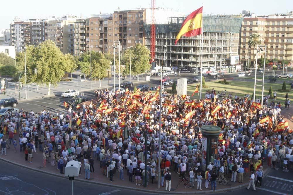 Fotogalería /  Concentración por la unidad de España.