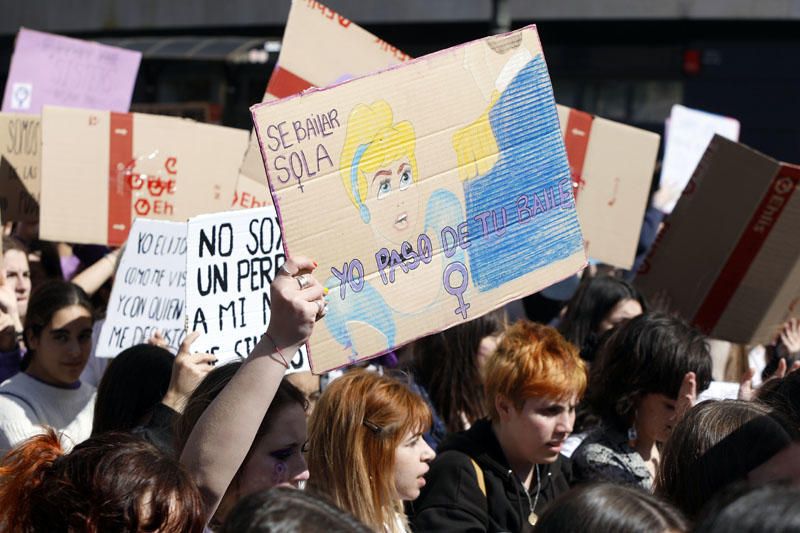 Manifestación de los estudiantes en Valencia contra el pin parental