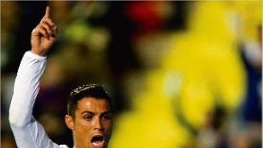 Cristiano Ronaldo celebra el 0-1, aconseguit des dels 11 metres.