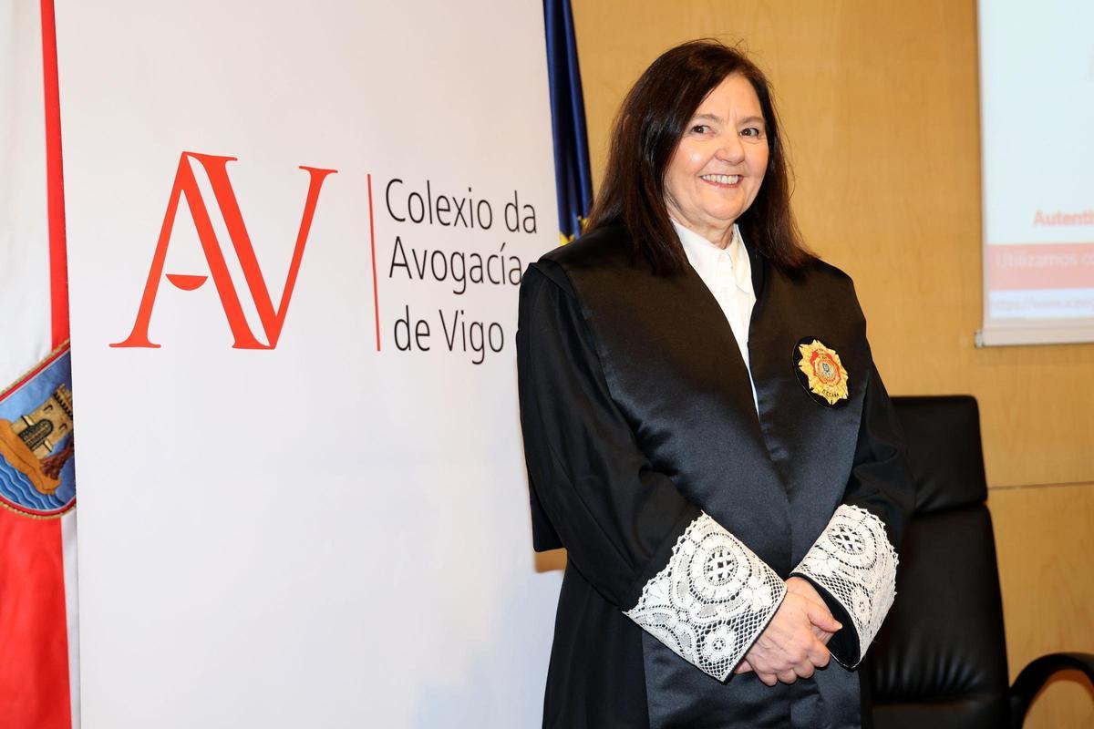 Lourdes Carballo, decana del Colegio de la Abogacía de Vigo.