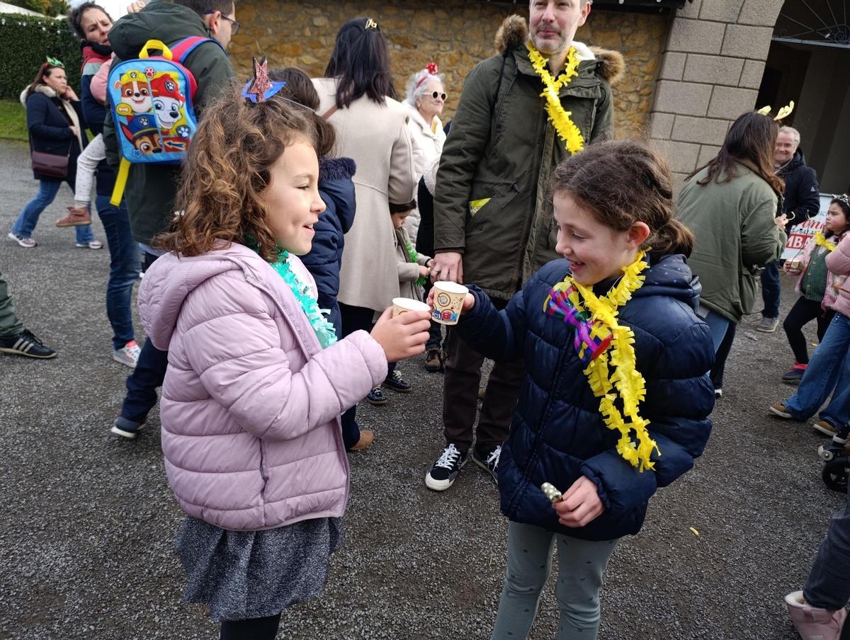 Así se vivieron las campanadas infantiles en Valdesoto