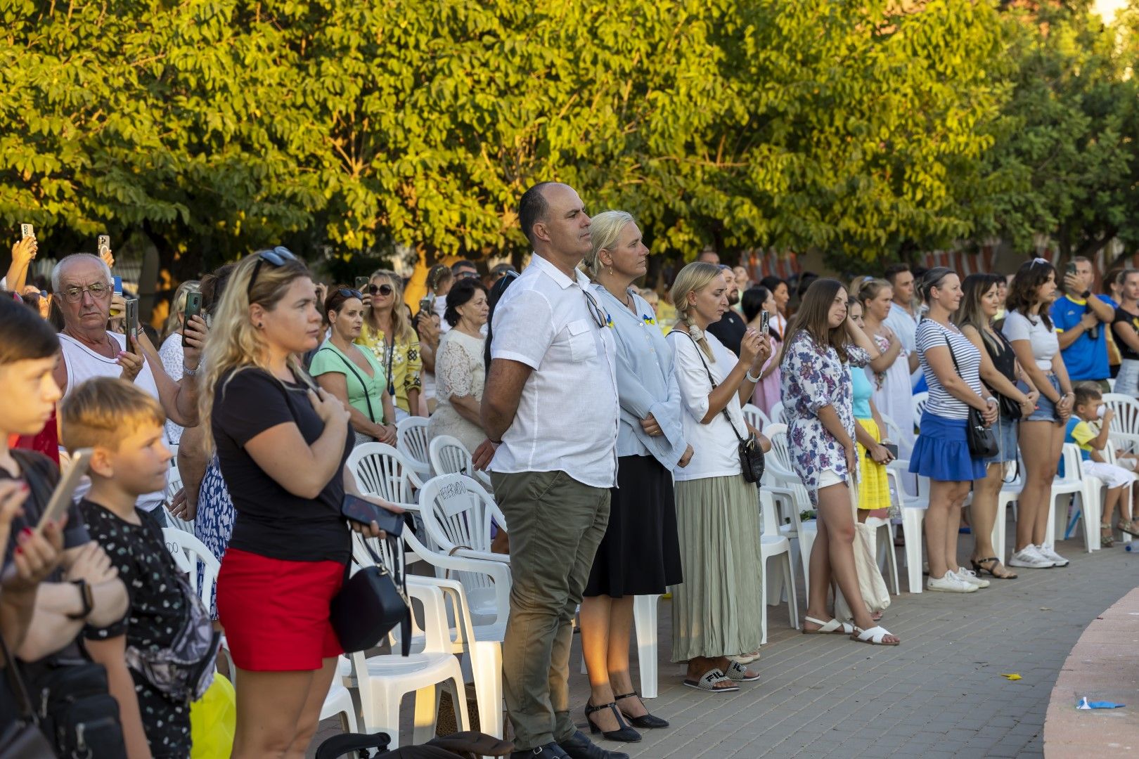 Celebración del aniversario de la independencia de Ucrania en las calles de Torrevieja y el Parque de las Naciones