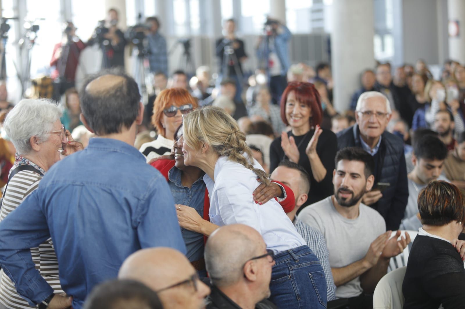 Acto de Yolanda Díaz en València