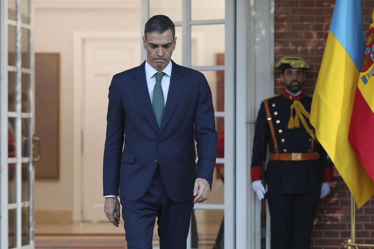 Sánchez en el Palacio de La Moncloa