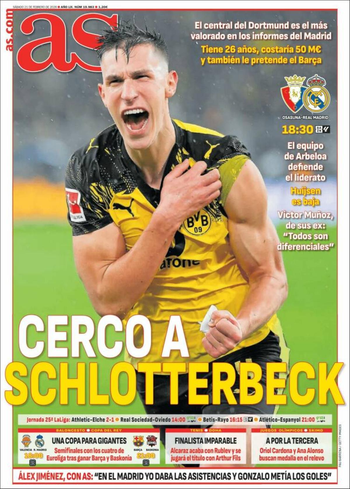 Las portadas de la prensa deportiva de hoy Las portadas de la prensa deportiva de hoy