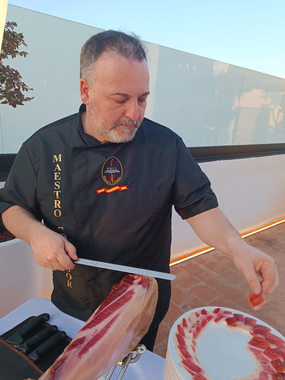 El presidente de la Asociación Nacional de Cortadores de Jamón, Moisés Monroy.