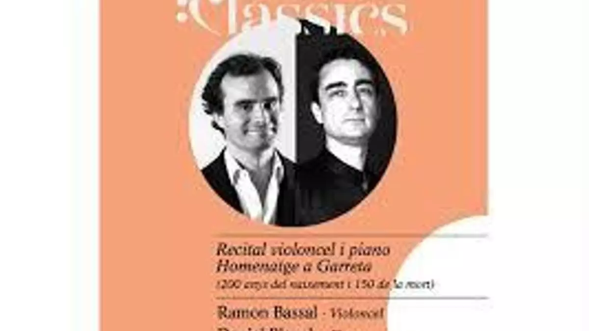 2x1 per escoltar "Recital Violoncel i Piano Homenatge a Garreta"