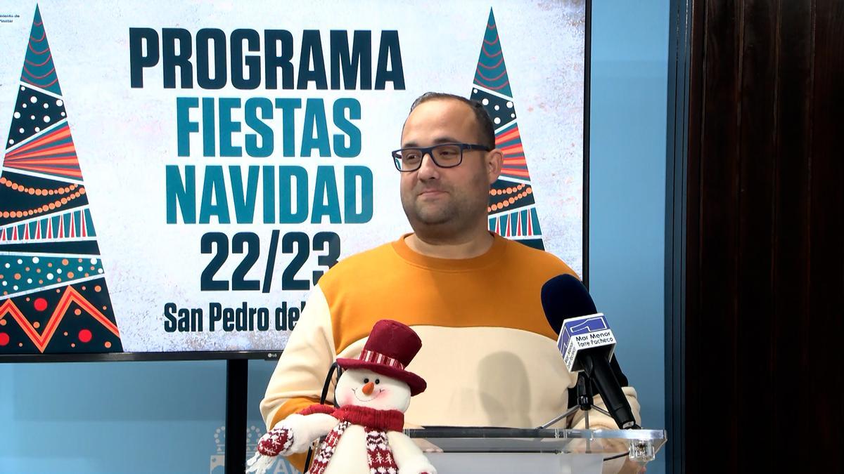 Presentación de la programación de actividades por Navidad en San Pedro del Pinatar, este martes.