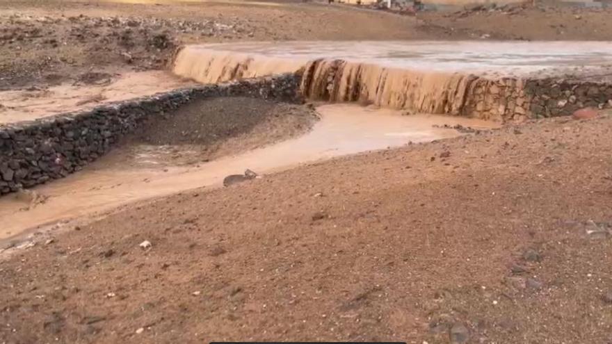 Tromba de agua en Fuerteventura