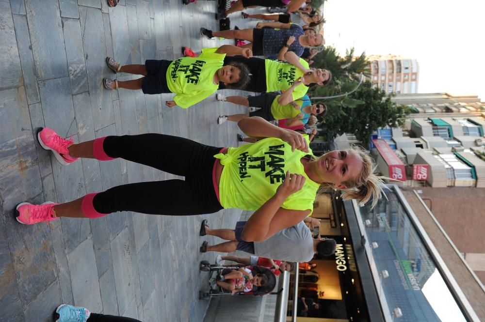 Zumba en la Avenida Libertad