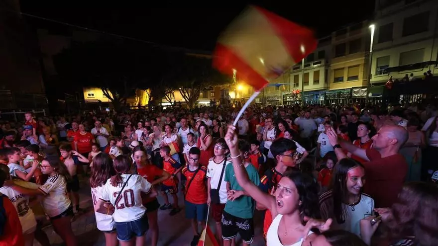 Foios, el pueblo de Ferran Torres, celebra la victoria de España en el mundial