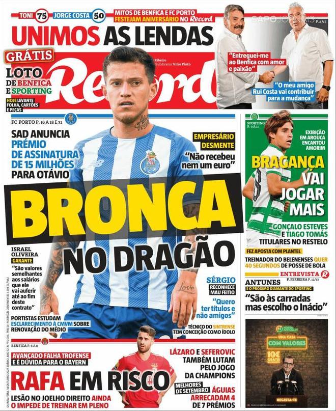 Las portadas de la prensa deportiva de hoy