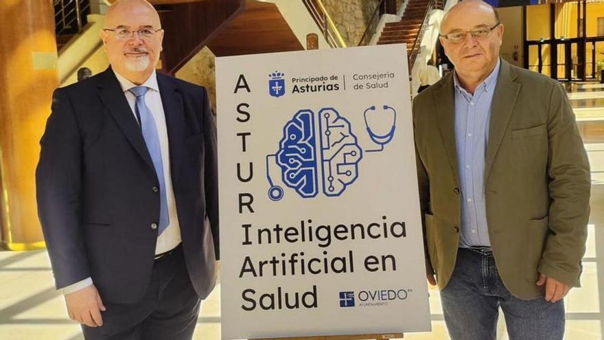 Pedro Abad Requejo, a la izquierda, y José Manuel Fernández Carreira, médicos organizadores de la jornada de ayer. | FERNANDO RODRÍGUEZ