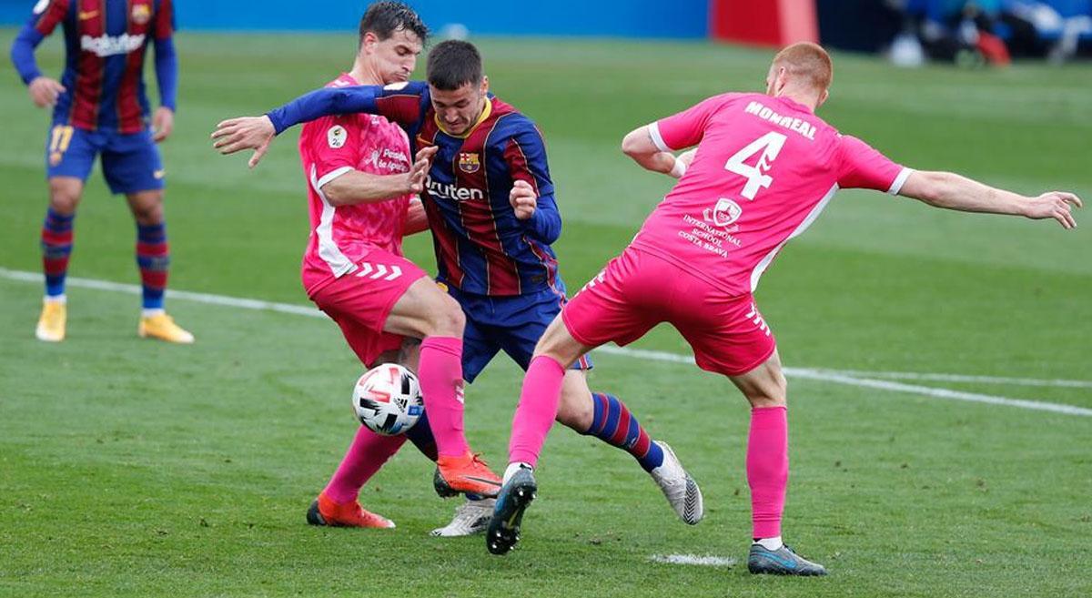 El Llagostera necesita una combinación de resultados insospechados para 'barrarle' el pase al Barça B