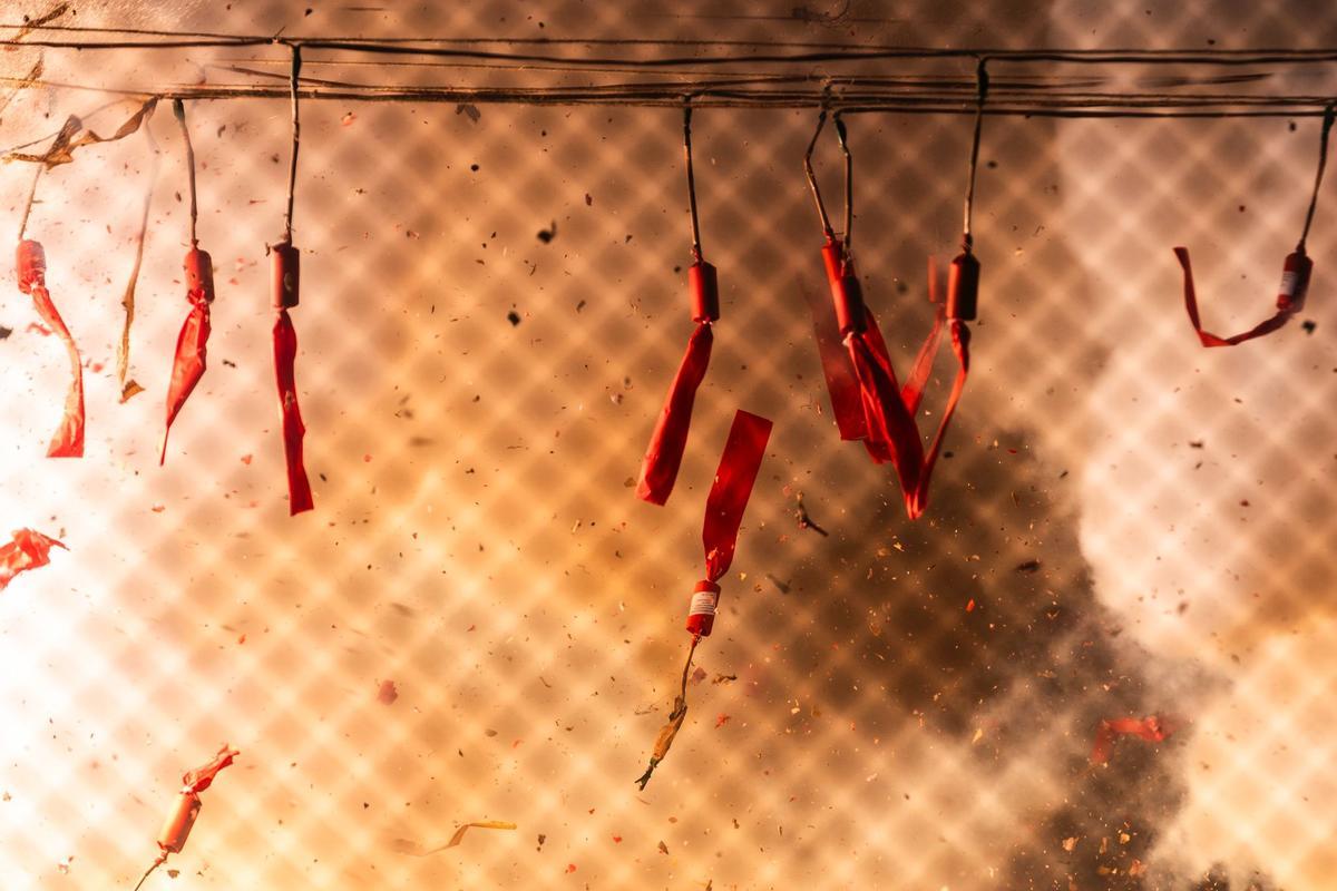 Mascletà del 3 de marzo a cargo de la pirotecnia Alto Palancia