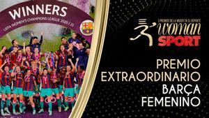 El Barça femenino, ganador del Premio Extraordinario de Woman y Sport