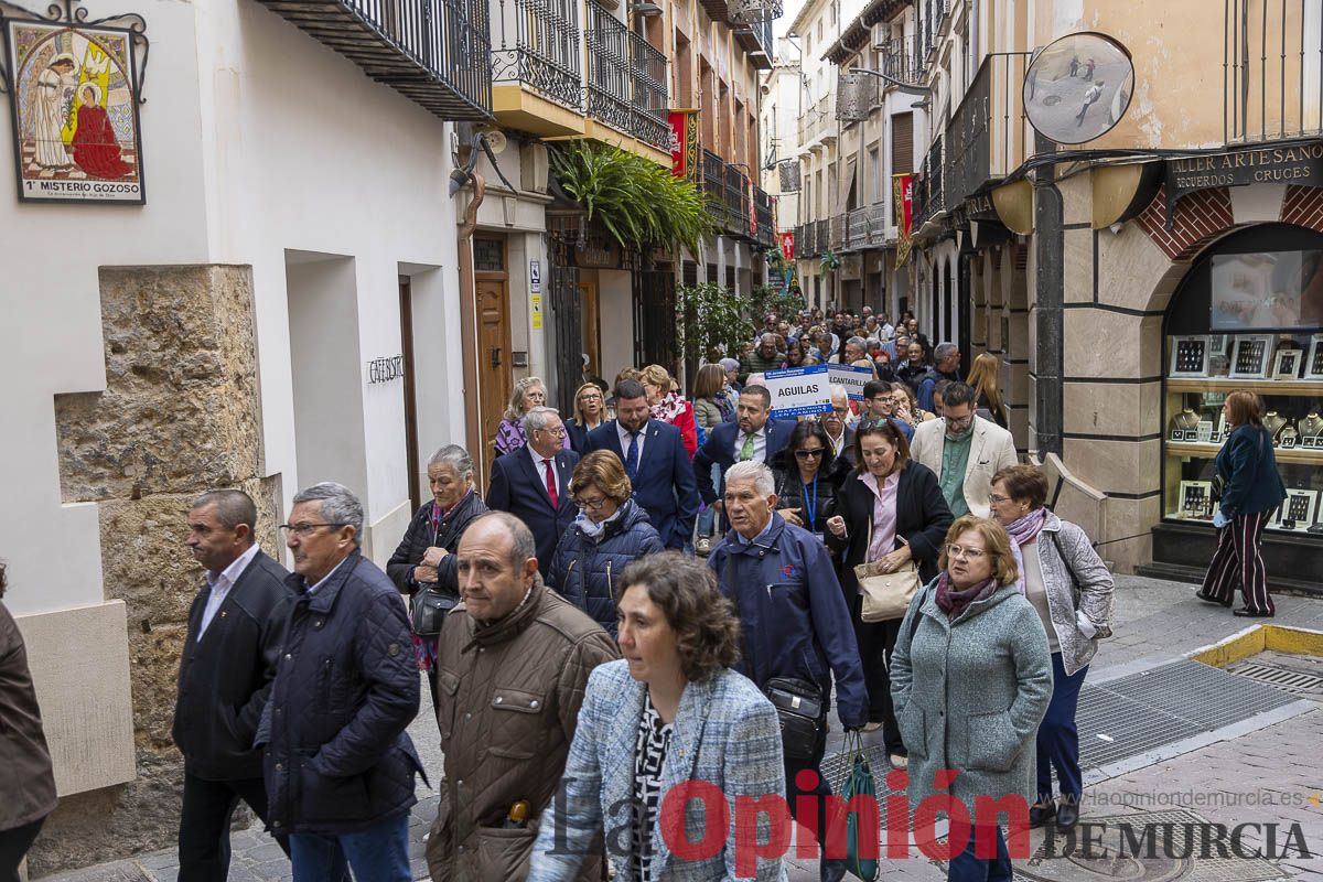 Cofradías y Hermandades de Semana Santa Peregrinan a Caravaca