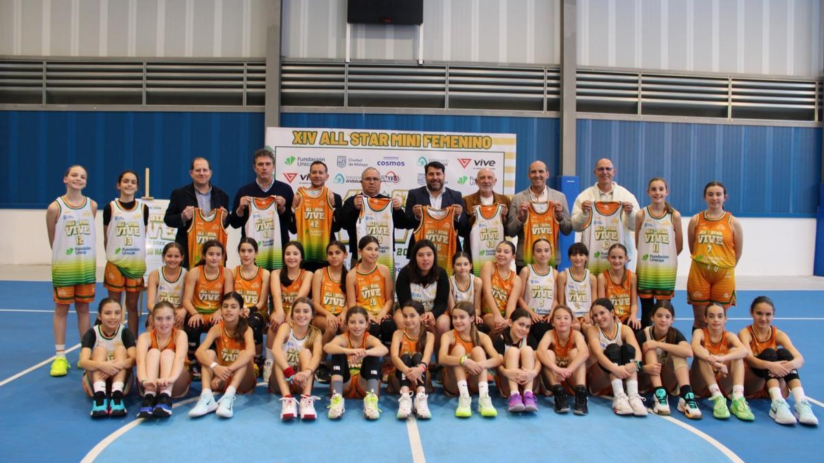 Imagen de la presentación del All Star Minibasket Femenino.