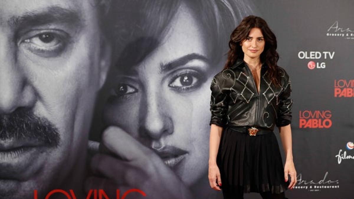 Penélope Cruz en el photocall de la película “ Loving Pablo“