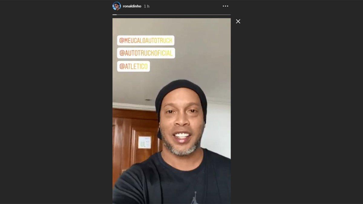 Ronaldinho anunció su positivo por coronavirus en Instagram
