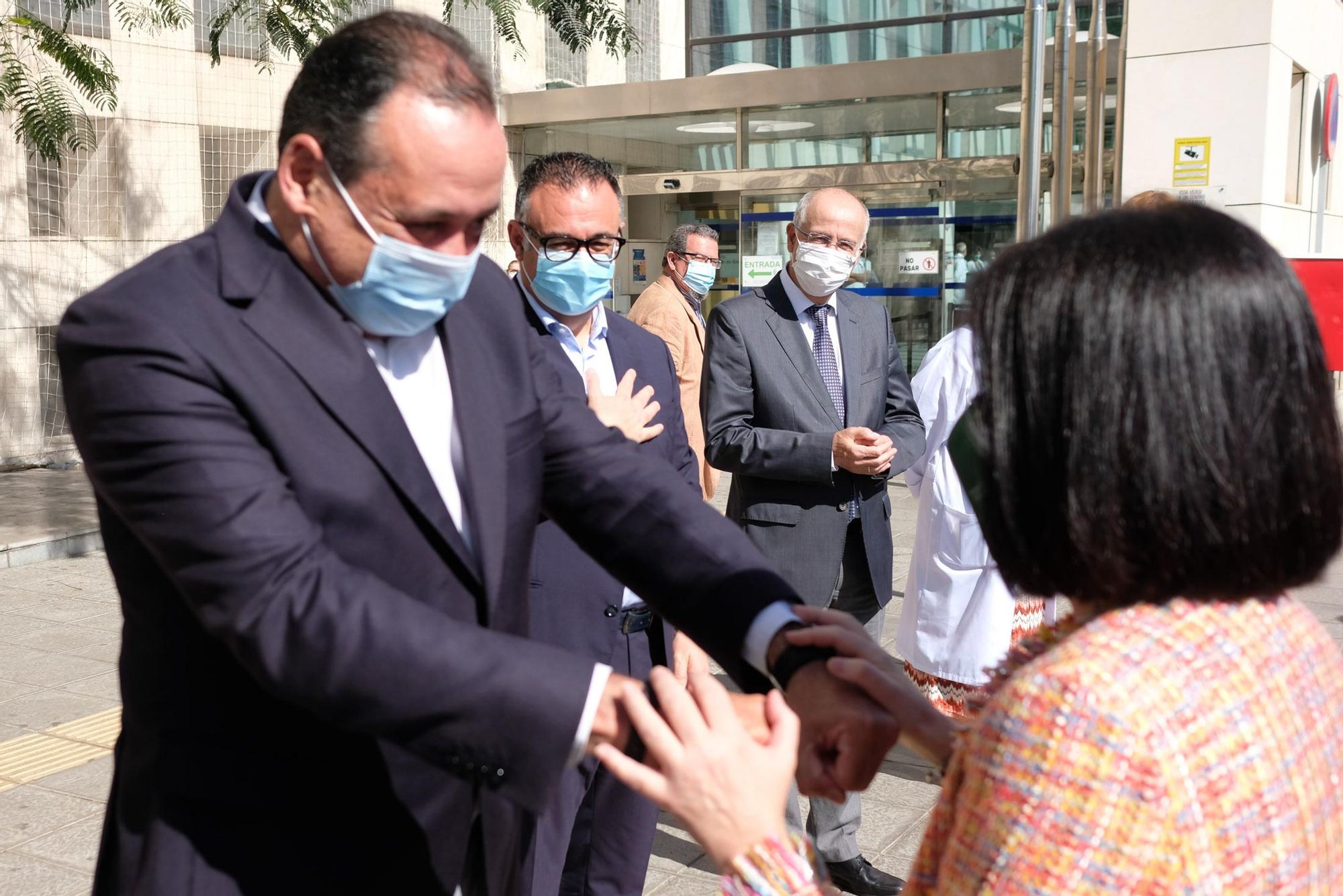 La ministra de Sanidad Carolina Darias visita el Hospital Universitario Insular de Gran Canaria