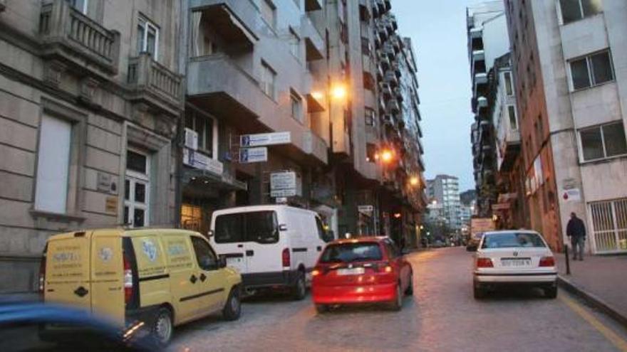 Calle Concello en el centro urbano de Ourense.  // Iñaki Osorio