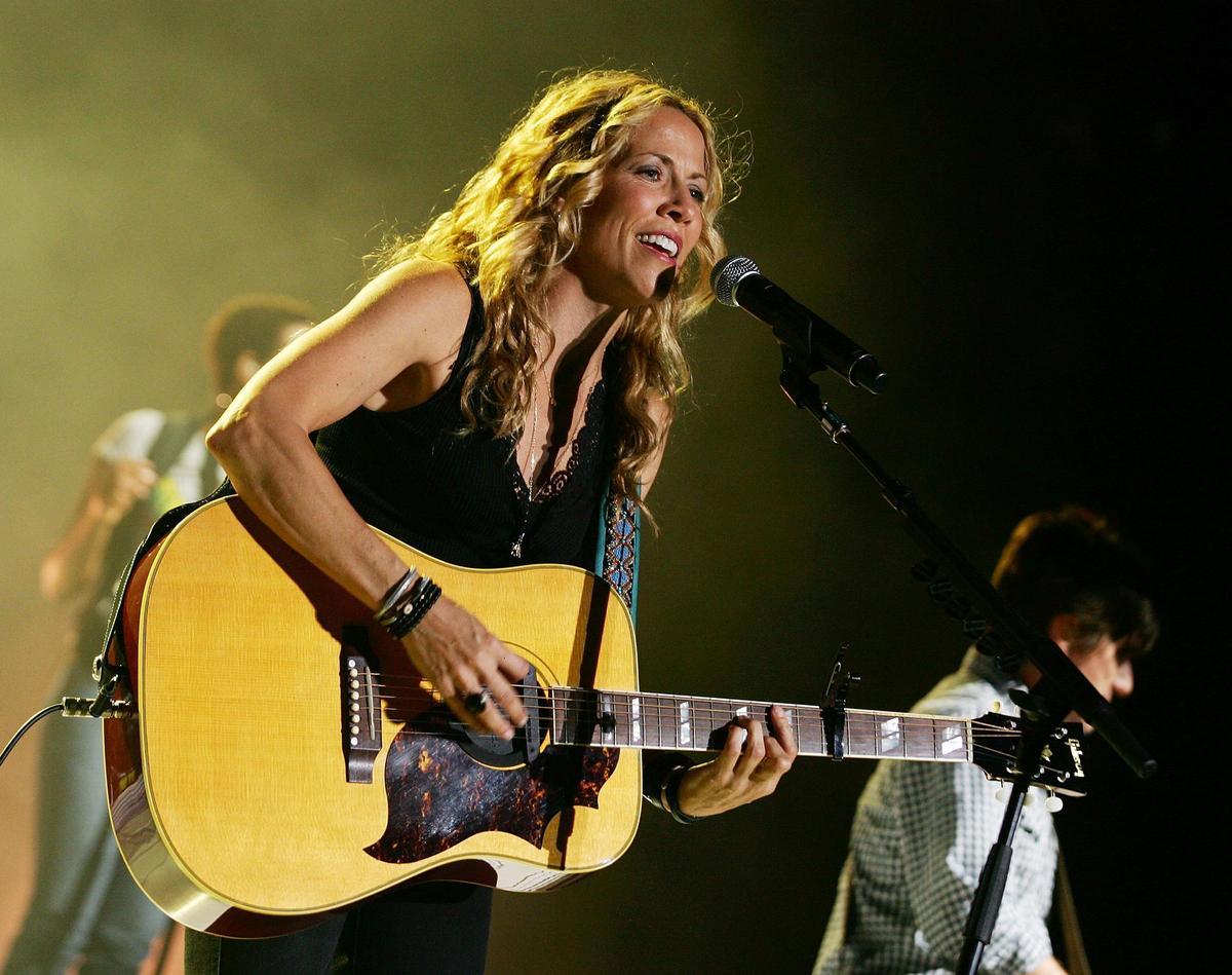 Sheryl Crow, en el Starlight Theatre de Kansas en 2008.