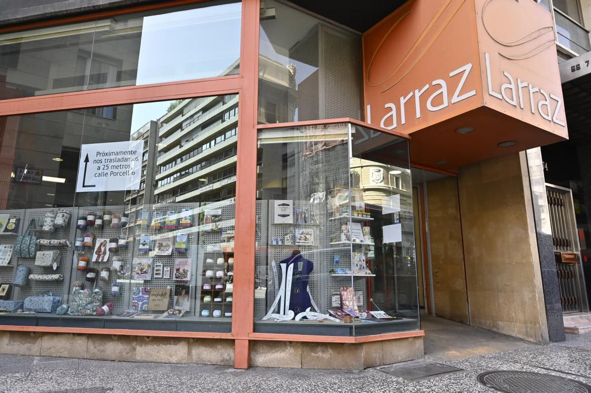 Fachada actual de Larraz en la calle del Coso 66-74