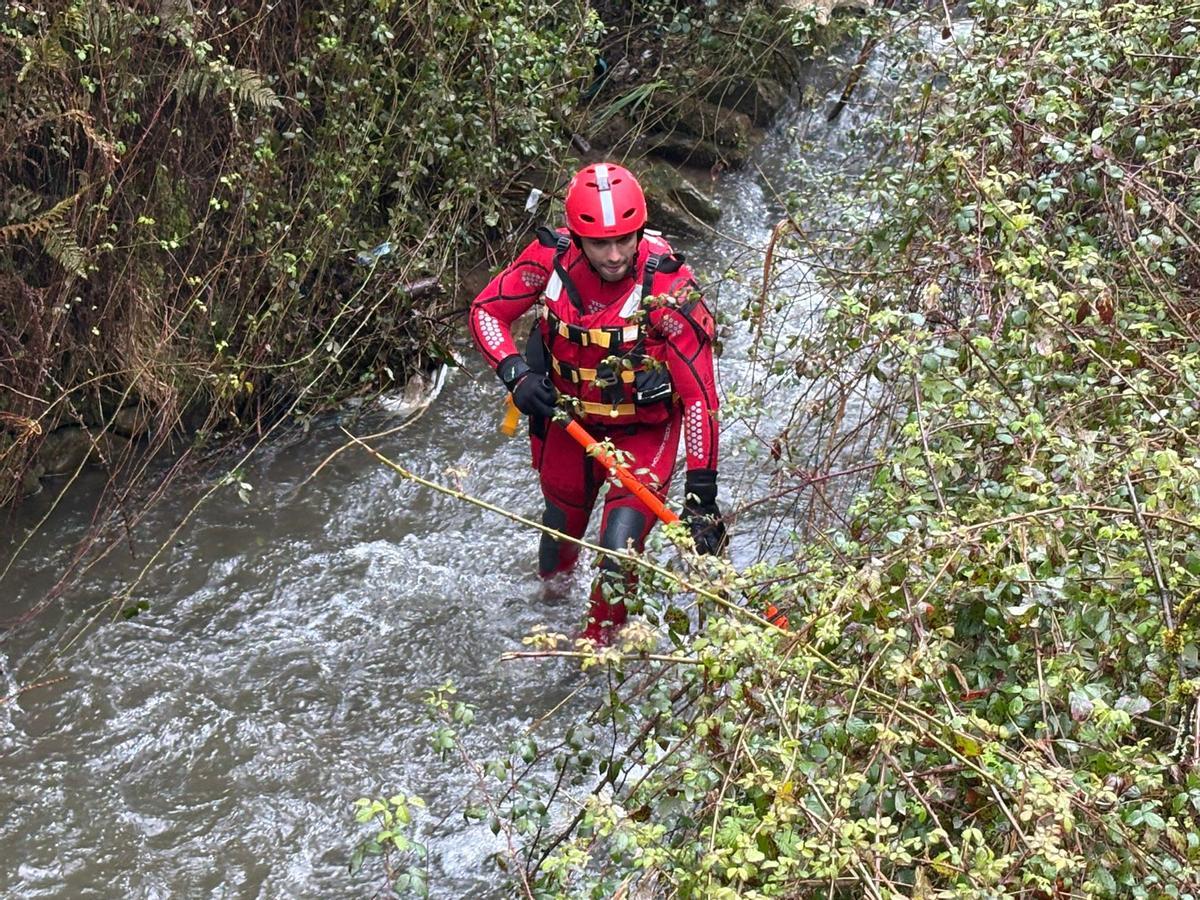 Cuarto día de búsqueda de la mujer que cayó al río en San Martín: así están siendo los complicados trabajos de rastreo