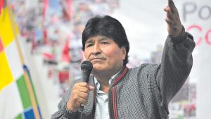 Archivo - El expresidente de Bolivia Evo Morales